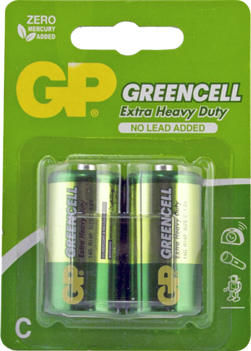 GP Batteries Ex/Hvy Duty 1.5V C (14G) - Multipack