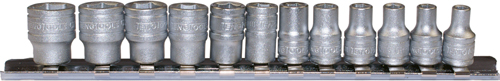 TENG 1/4 Dr Sockets Regular 6Pt Set-12