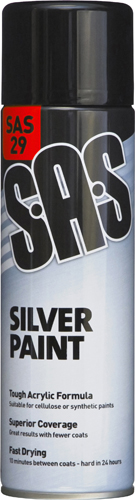 S.A.S Silver Paint 500ml