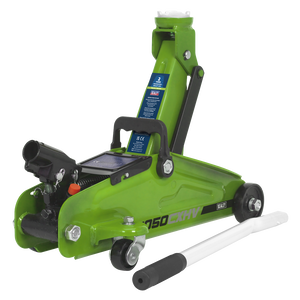Trolley Jack 2 Tonne Short Chassis - Hi-Vis