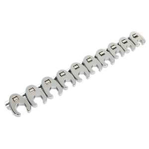 Crow's Foot Spanner Set 10pc 3/8"Sq Drive - Metric