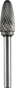 No. 6 10mm Burr - Arc Round Nose