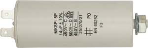 Motor Capacitor 14uF Spade Connector