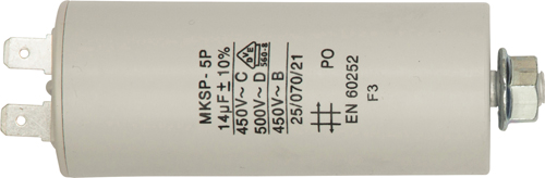Motor Capacitor 30uF Spade Connector