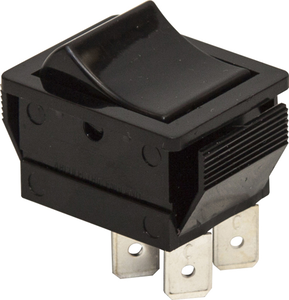 Black Rocker Switch 240V/110V