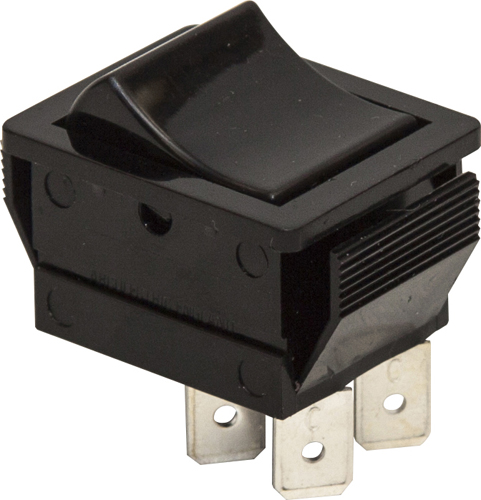 Black Rocker Switch 240V/110V