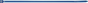 Cable Ties 200mm x 4.8mm Blue