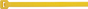 Cable Ties 300mm x 4.8mm Yellow-Multipack(5)