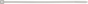Cable Ties 200mm x 3.6mm Natural-Multipack(5)