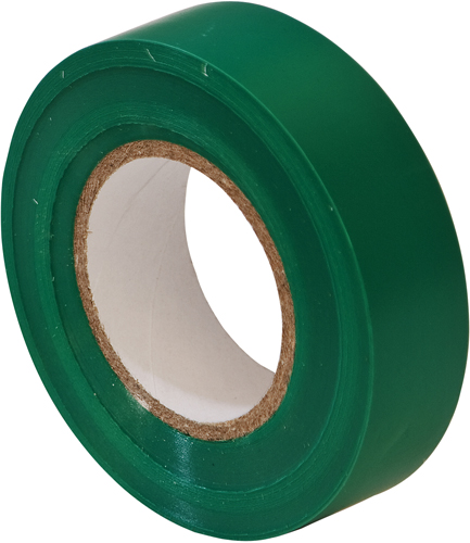 PVC Insulation Tape 19mm Green 20m