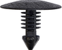 Trim Buttons Fir Tree Large Head Black