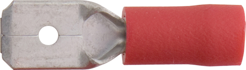 Terminals Red Push-On Male 6.3mm